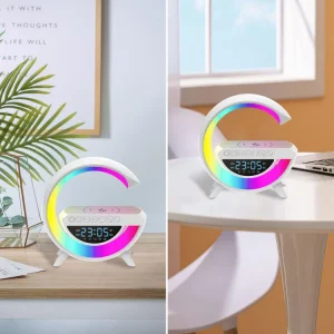 اسپیکر بلوتوثی G600 قابل حمل با شارژر وایرلس و LED