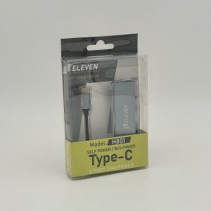 هاب 4 پورت USB 2.0 پورت ایلون مدل TYPE-C H801